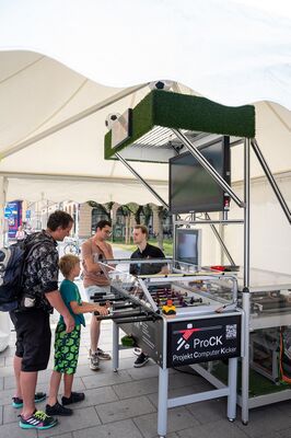 Hinter jedem großen Spieler steht ein großer Fan. (Foto: AHA – The Science Communication Hub/Astrid Eckert)